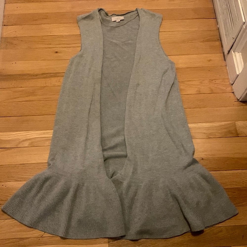 Loft tank cardigan